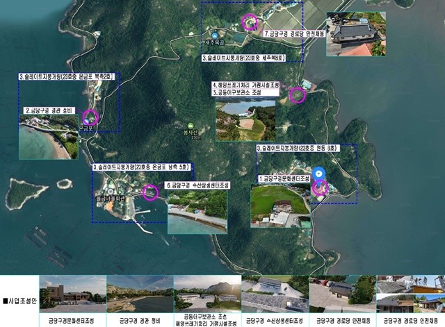 금당권역 사업 계획도