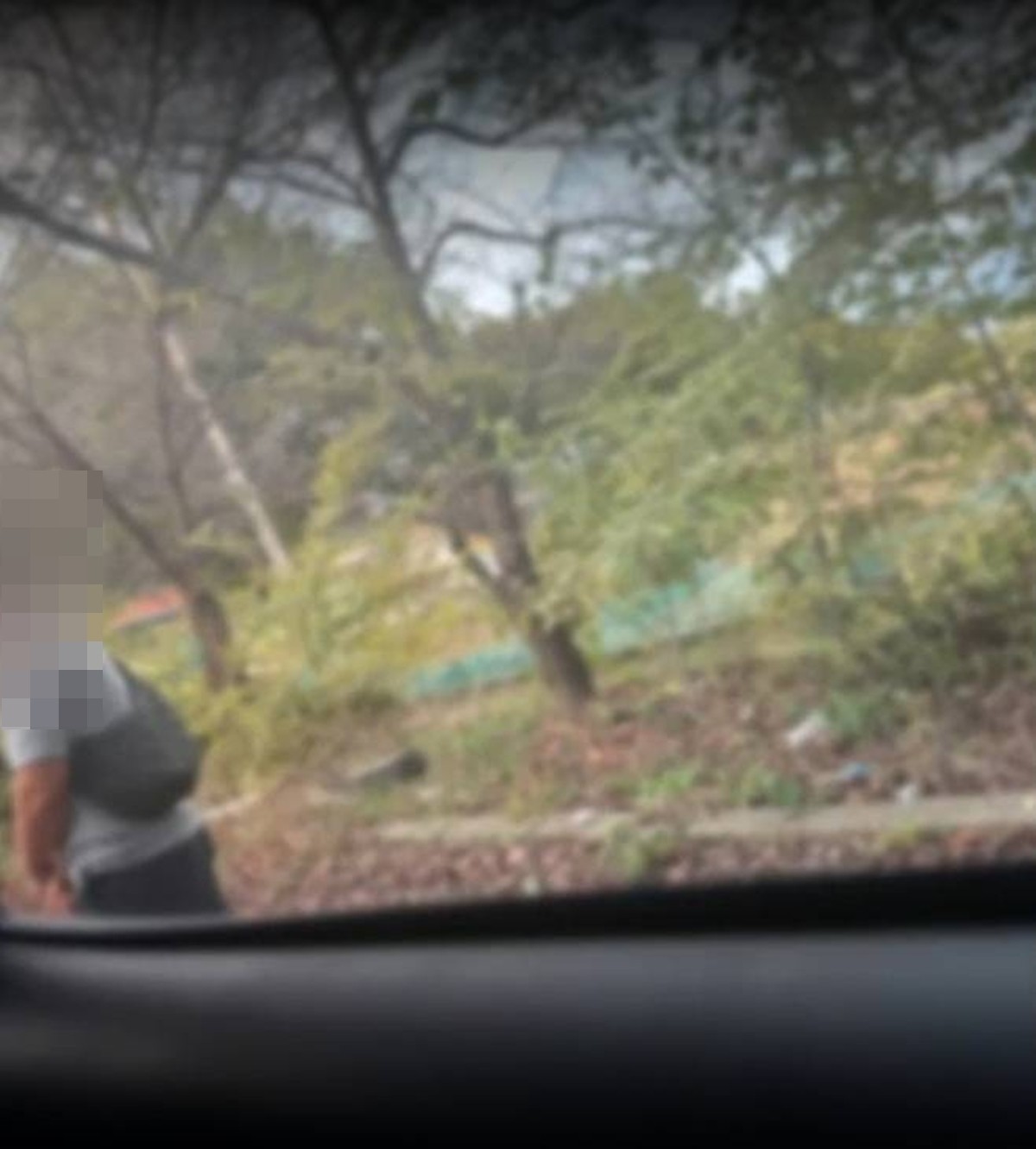 가해자가 성범죄 후 차량 주변을 서성거리는 사이 피해자가 촬영한 사진. / JTBC '사건반장' 캡처