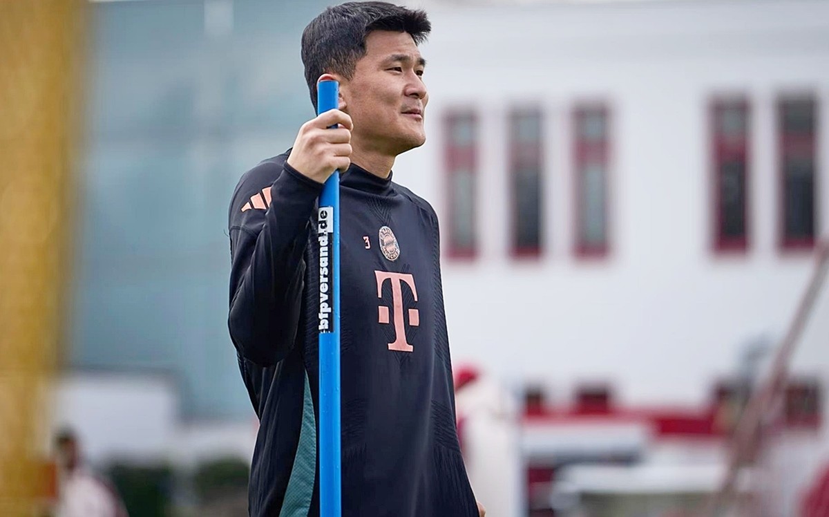 팀 훈련에 합류한 바이에른 뮌헨의 김민재 / 바이에른 뮌헨 제공