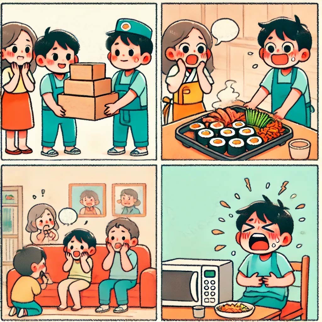 글에 대한 이해를 돕기 위해 AI 툴로 제작한 네컷만화.