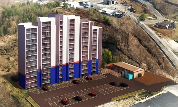 만원주택 조감도