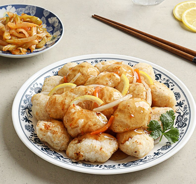 닭가슴살 꿔바로우. / 다신샵