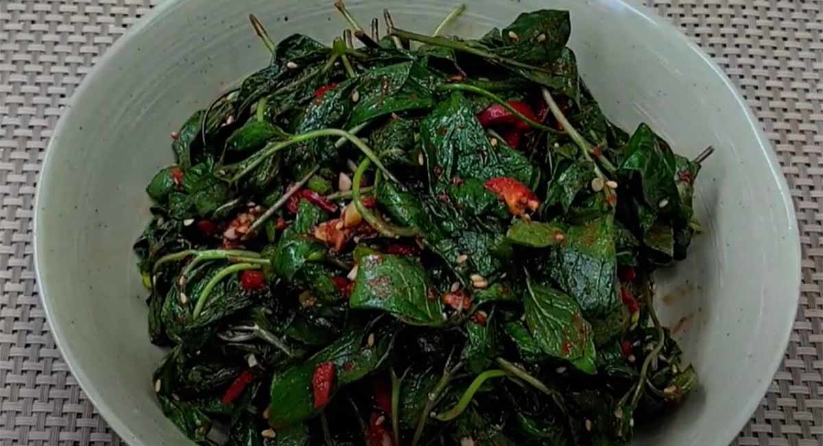 더덕순 나물무침 / '광수엄마 건강요리' 유튜브