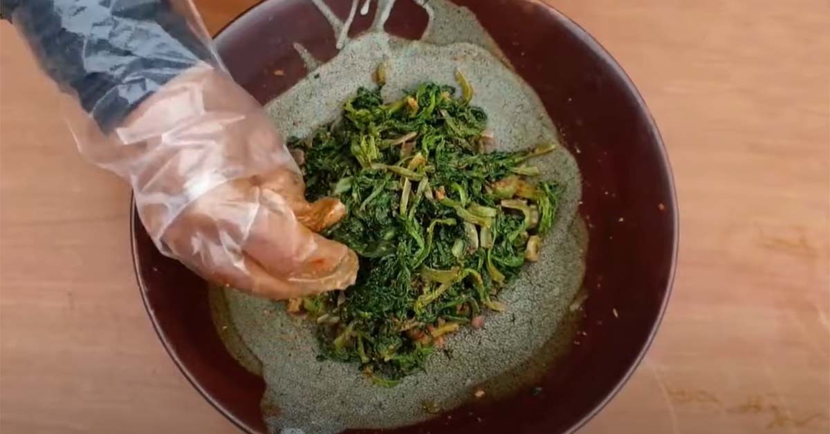 엉겅퀴 나물무침 / '최금옥 약초밥상' 유튜브