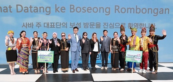 말레이시아 사바주 축제 대표단이 보성통합축제를 방문했다.