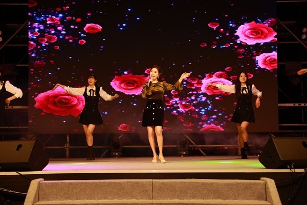 보성군,‘보성데일리콘서트’_송가인의 멋진 무대가 한창이다