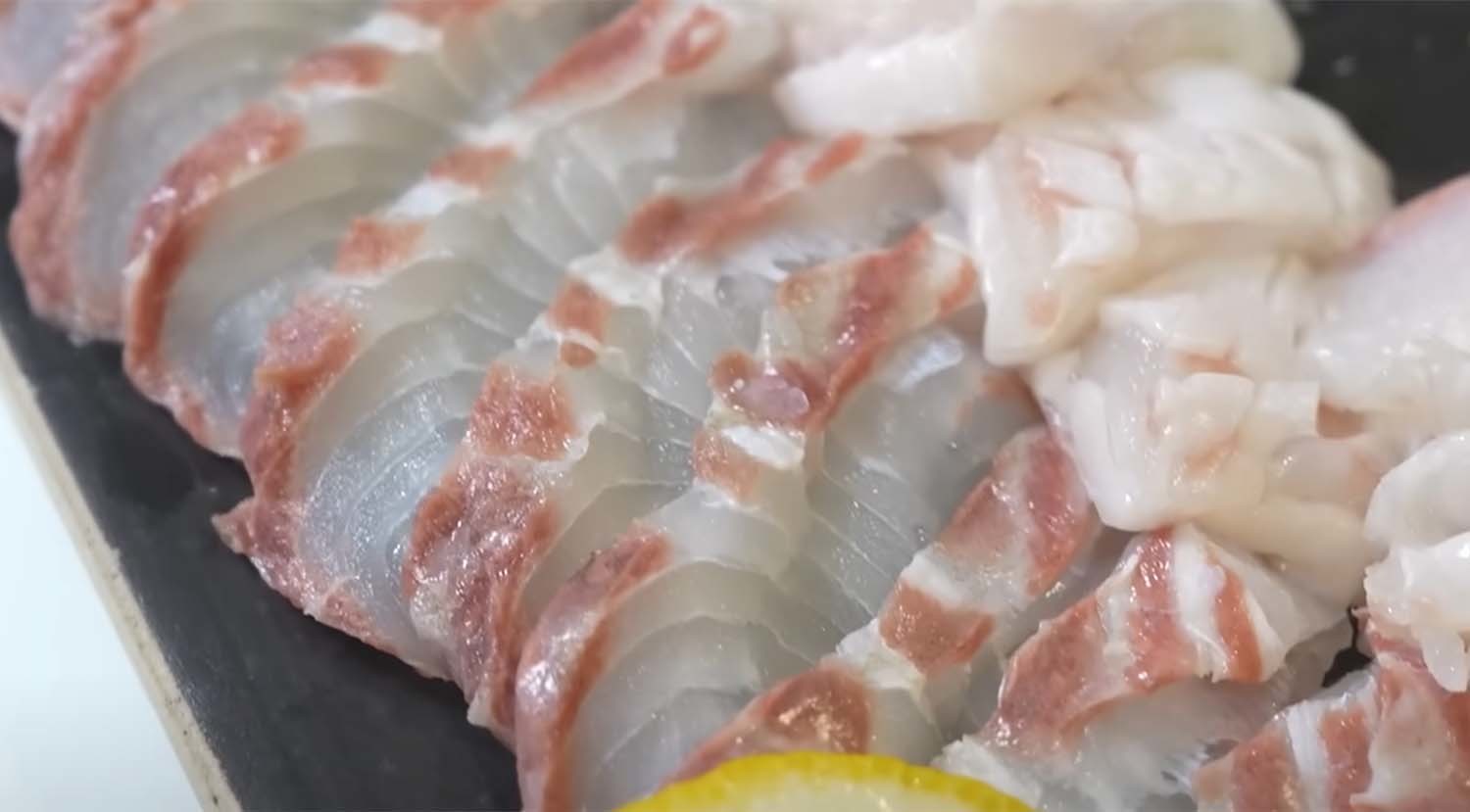 자연산 대광어 회 / '입질의추억TV' 유튜브