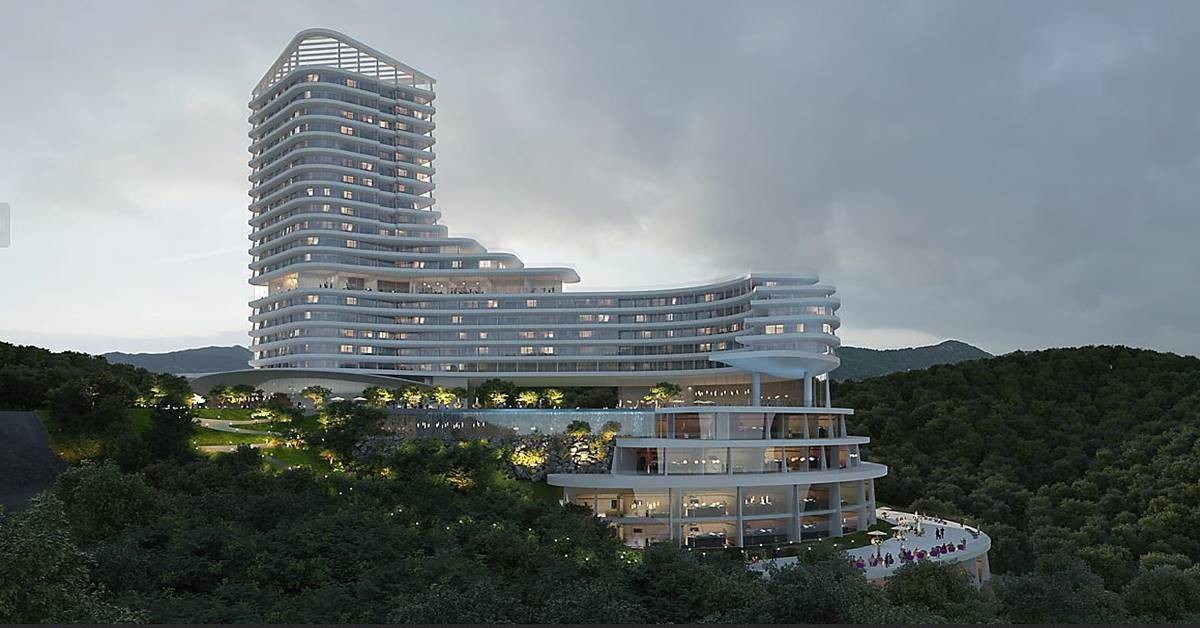 경북 영덕삼사유원지에 건립되는 지상 20층(최고 높이 70m) 숙박시설 조감도/경북도