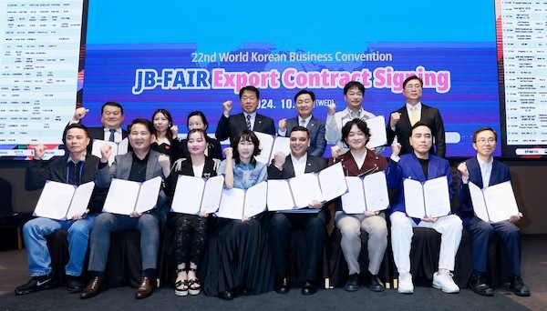 24년 JB-FAIR 수출계약식 / 전북특별자치도