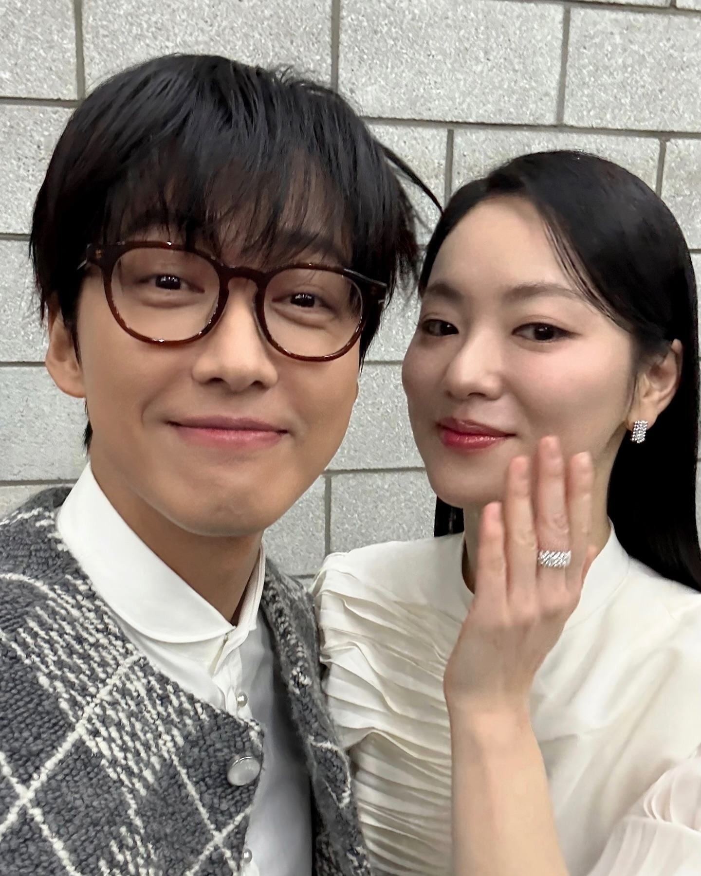 SBS 금토드라마 '우리, 영화' 출연 중인 배우 남궁민,전여빈 / 남궁민 인스타그램