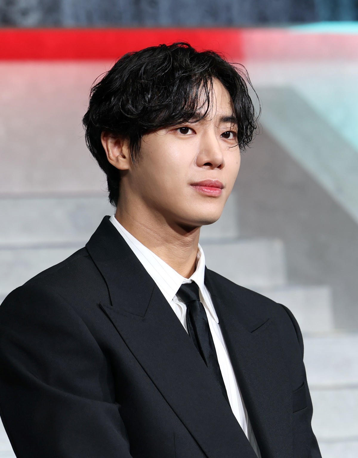 지난 5일 오전 서울 중구 장충로 앰버서더 서울 풀만 호텔에서 열린 넷플릭스 '광장' 제작발표회에 참석한 배우 추영우. / 뉴스1