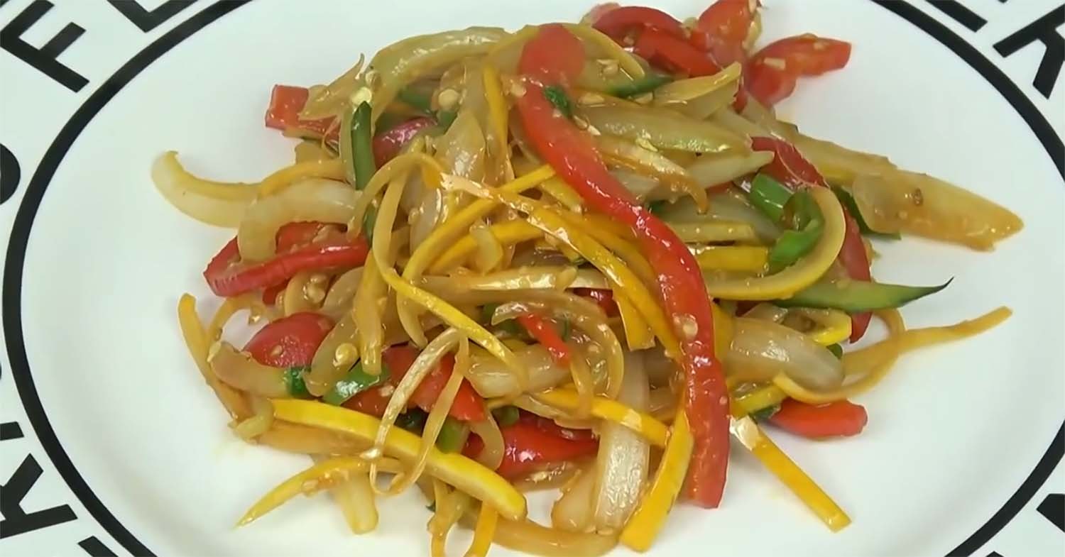 사천식 참외껍질 야채볶음 / '팜앤쿡' 유튜브 채널