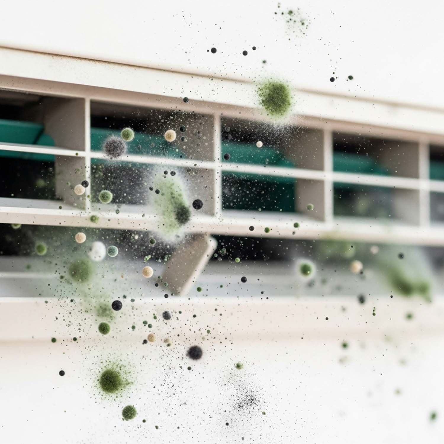 에어컨을 제대로 청소하지 않으면 곰팡이가 건강을 해치는 것은 물론 집안 전체를 오염할 수 있다. AI 툴로 제작한 이미지.