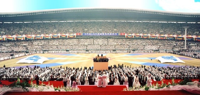 '하나님아래 인류한가족' 실현을 위한 세계평화통일가정연합 국제합동축복결혼식 행사 전경