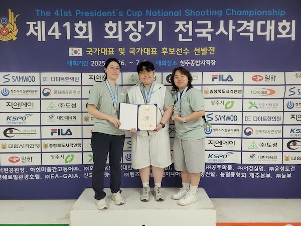 왼쪽부터 황성은 이시윤 백정현 선수 / 임실군