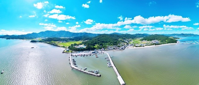 보성 율포항 전경