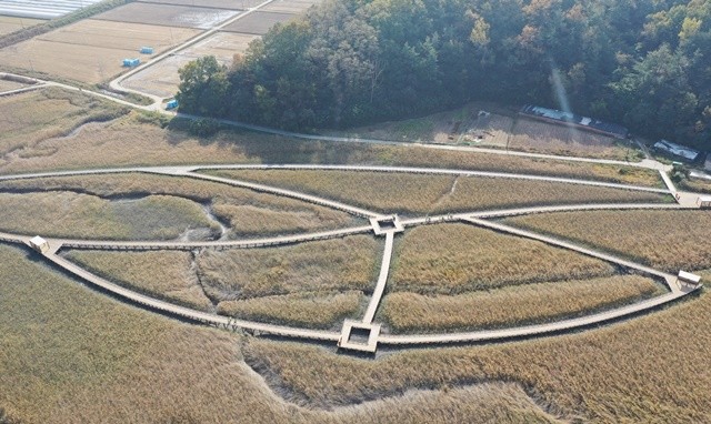 보성 벌교 갯벌탐방로 전경