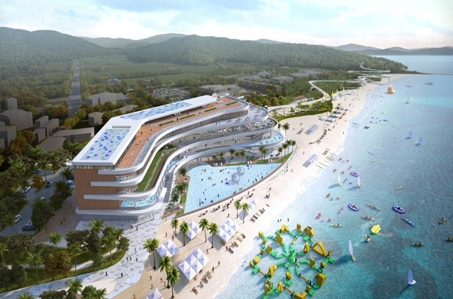 율포 해양복합센터 조성(조감도)