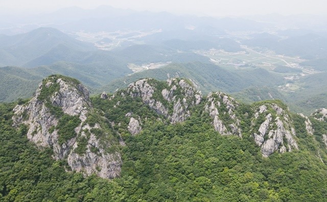 팔영산 전경