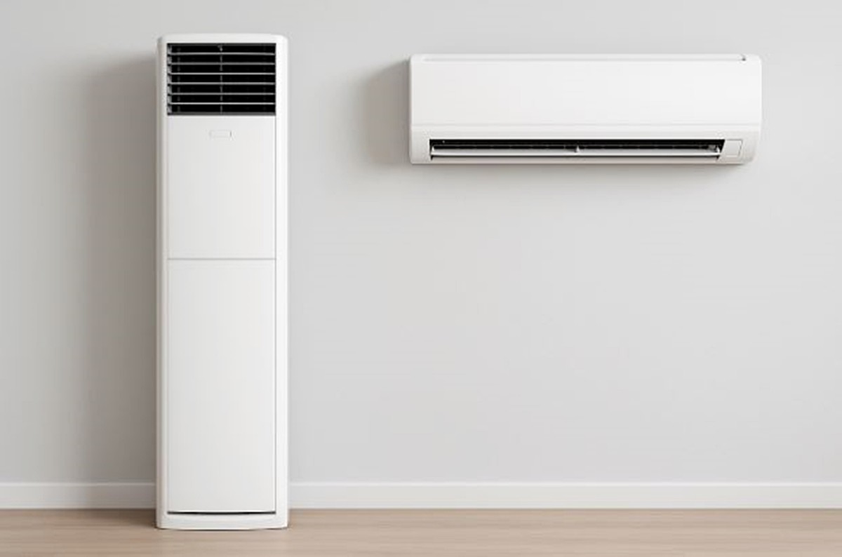 깨끗하게 관리된 에어컨 필터와 냉각핀 이미지