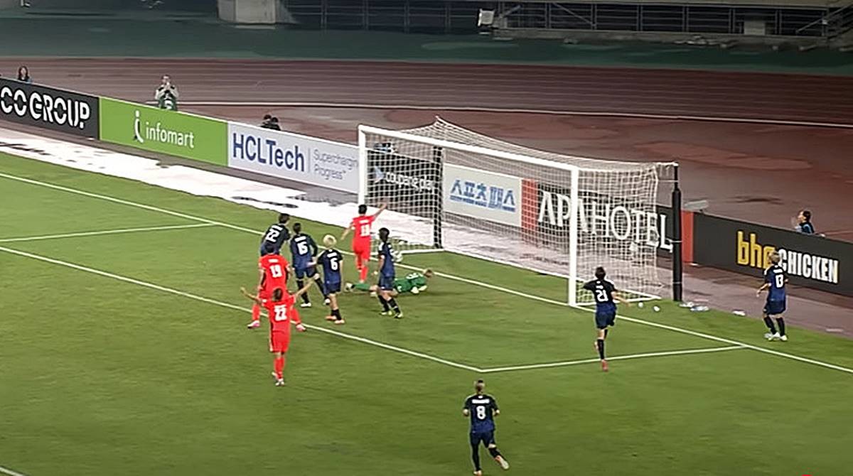 2025 여자 동아시안컵 일본 vs 대한민국 한국 극적 동점골 장면 / 유튜브 '쿠팡플레이 스포츠'