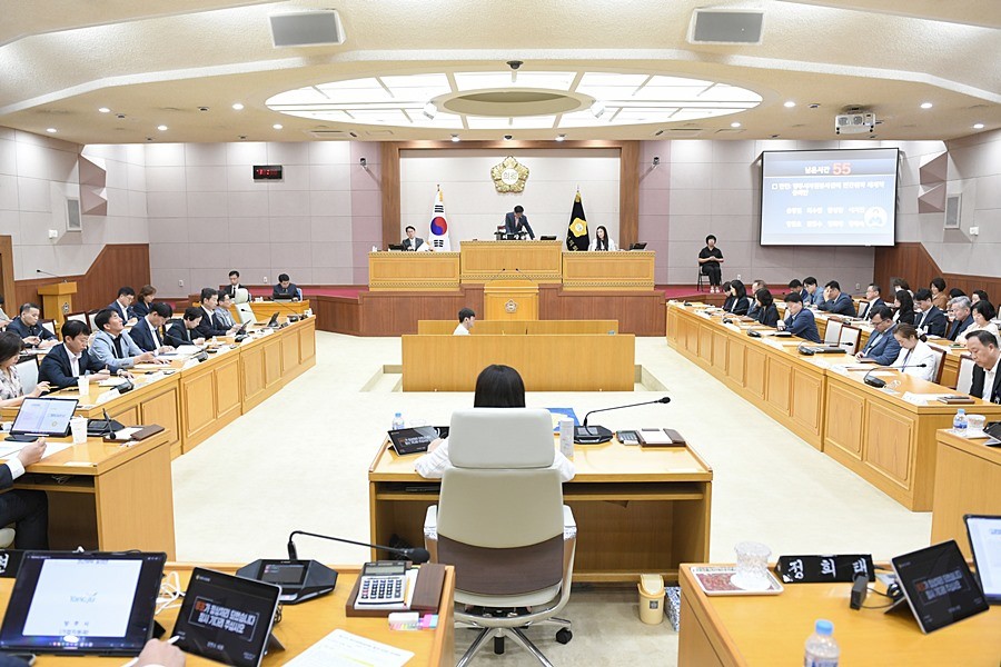 양주시의회 제379회 임시회 제2차 본회의 본회의장 전경