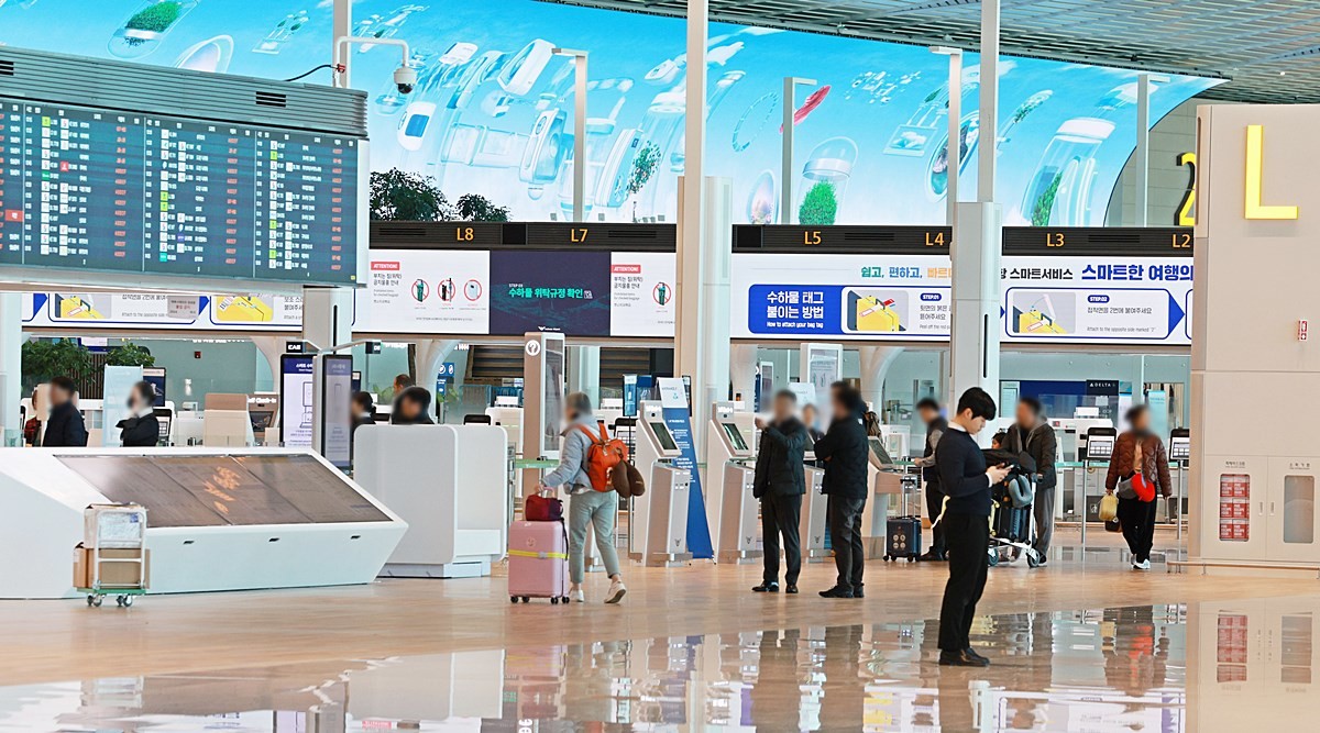 인천국제공항 제2여객터미널 모습. 기사 이해를 돕기 위한 자료 사진. 에어서울이 인천국제공항 제2여객터미널로 이전한다. / 연합뉴스