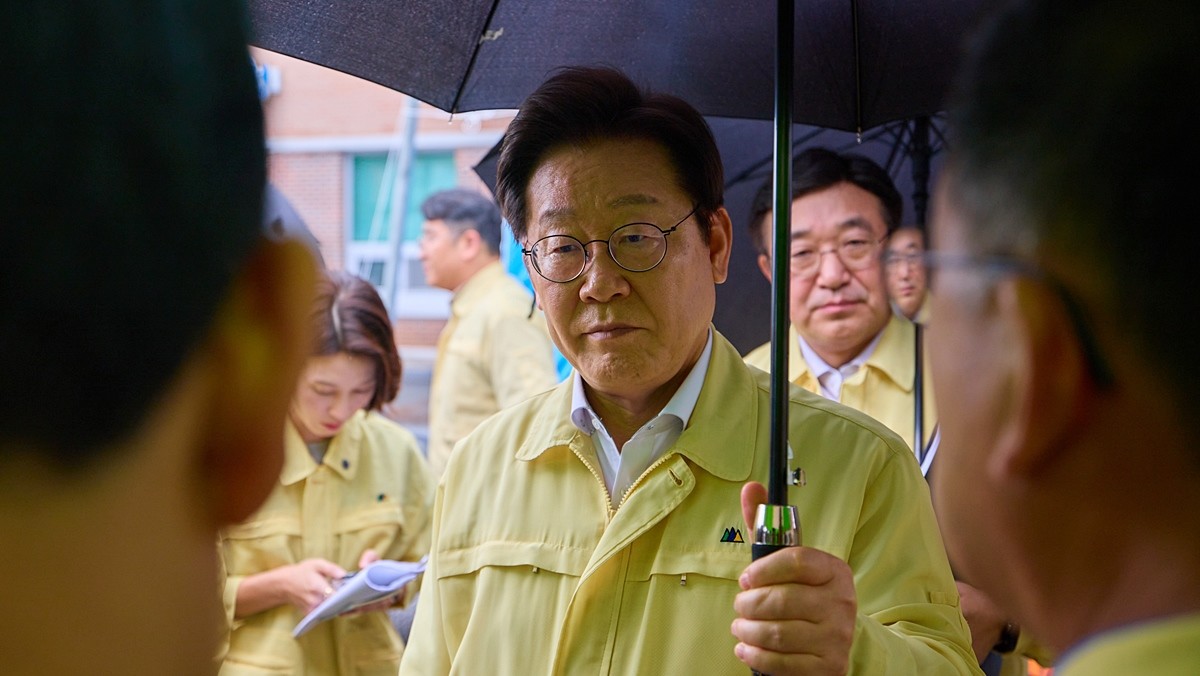 폭우 피해 현장 방문한 이재명 대통령 / 뉴스1