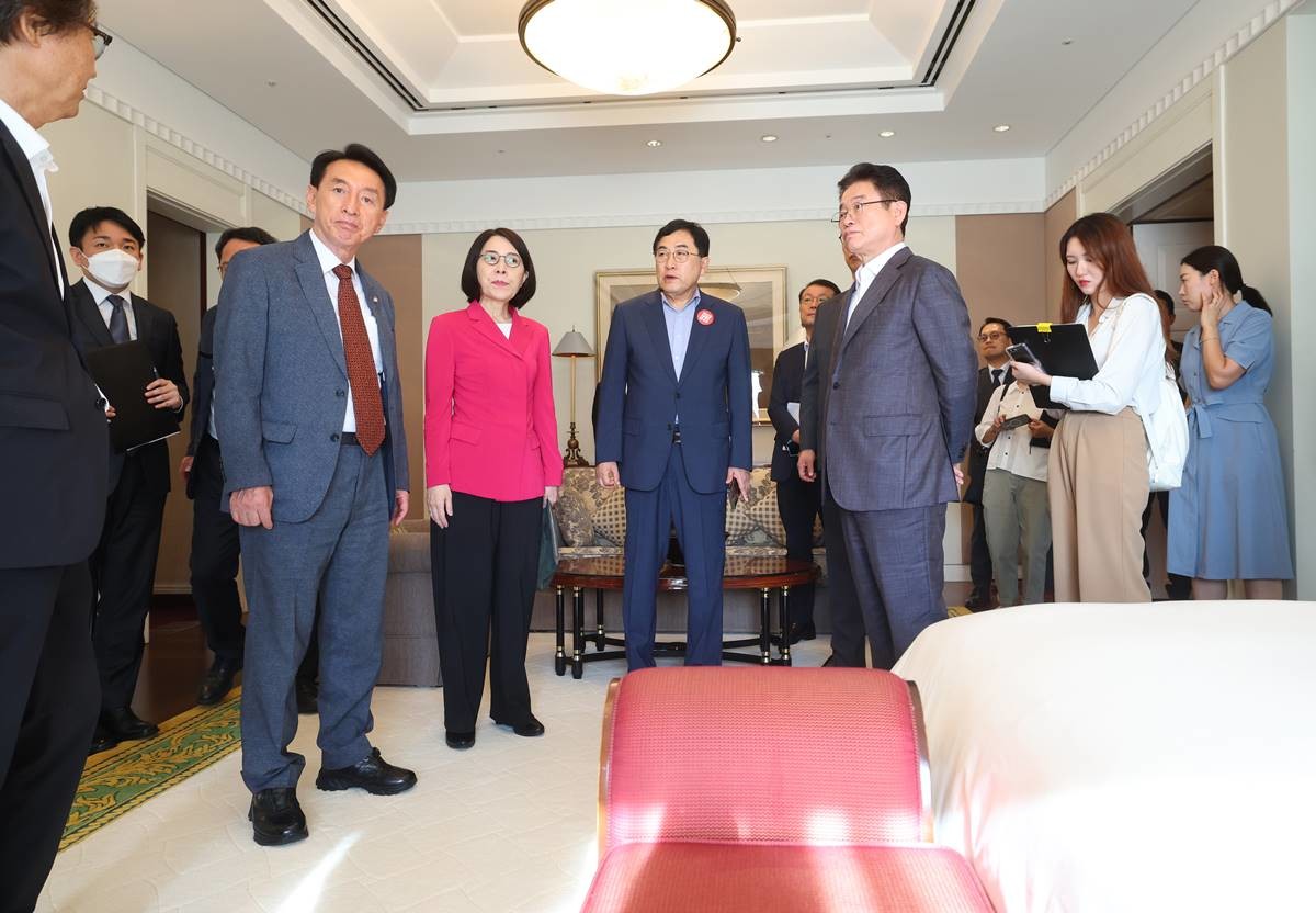 정상회의 관련 서울소재 정상급_숙박시설 방문 점검 모습