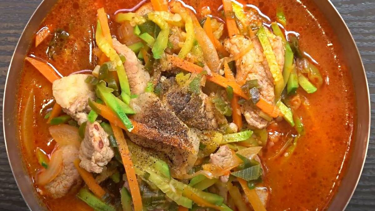 애호박찌개 자료사진 / 유튜브, 1분요리 뚝딱이형