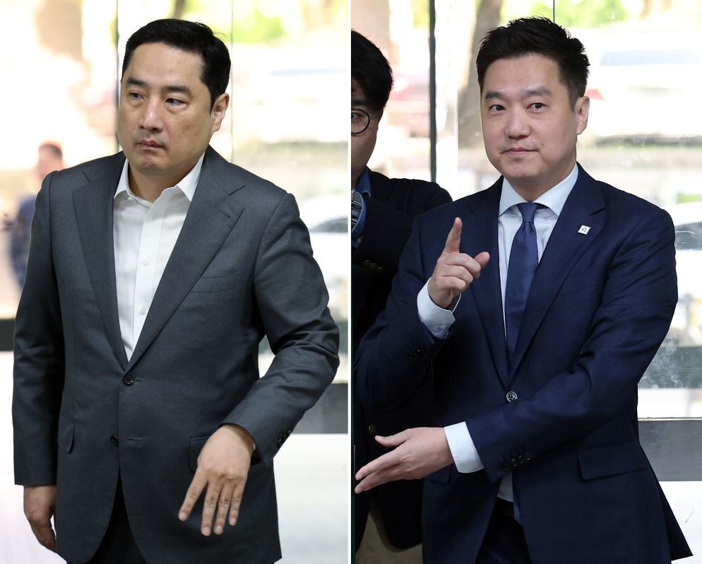 (좌)강용석, (우)김셍의 <자료사진> / 뉴스1