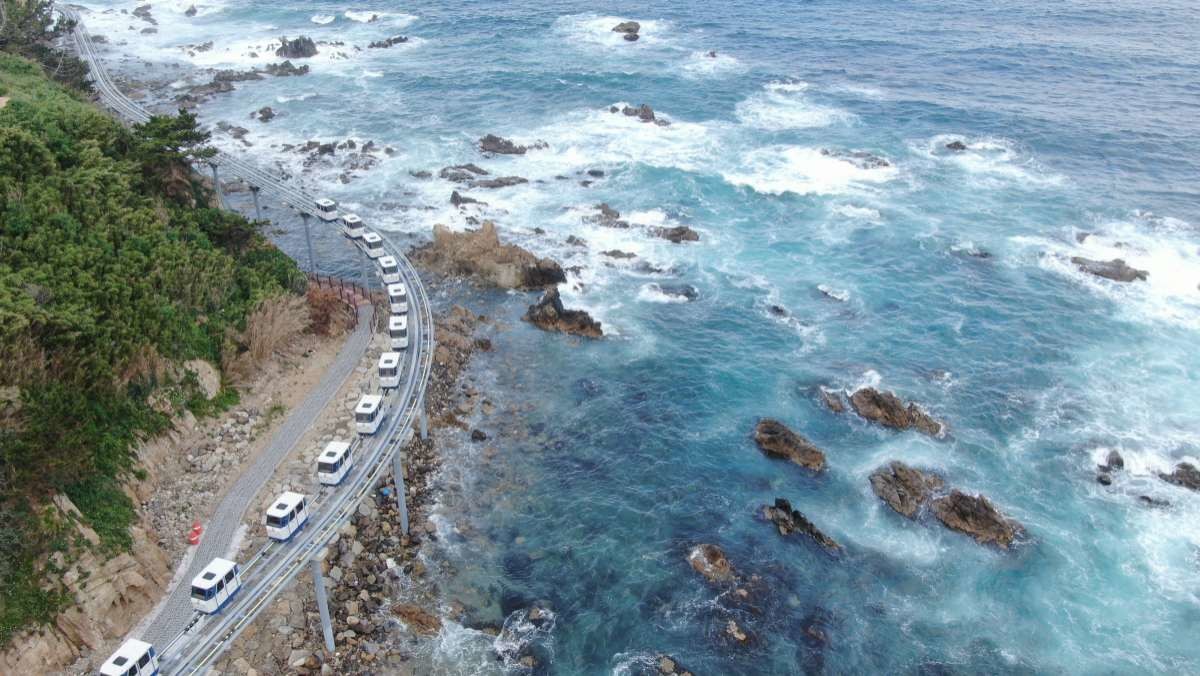 경북 울진 죽변해안스카이레일. / 뉴스1
