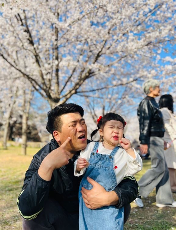 고 장상빈 씨와 딸의 행복한 한때 / 한국장기조직기증원