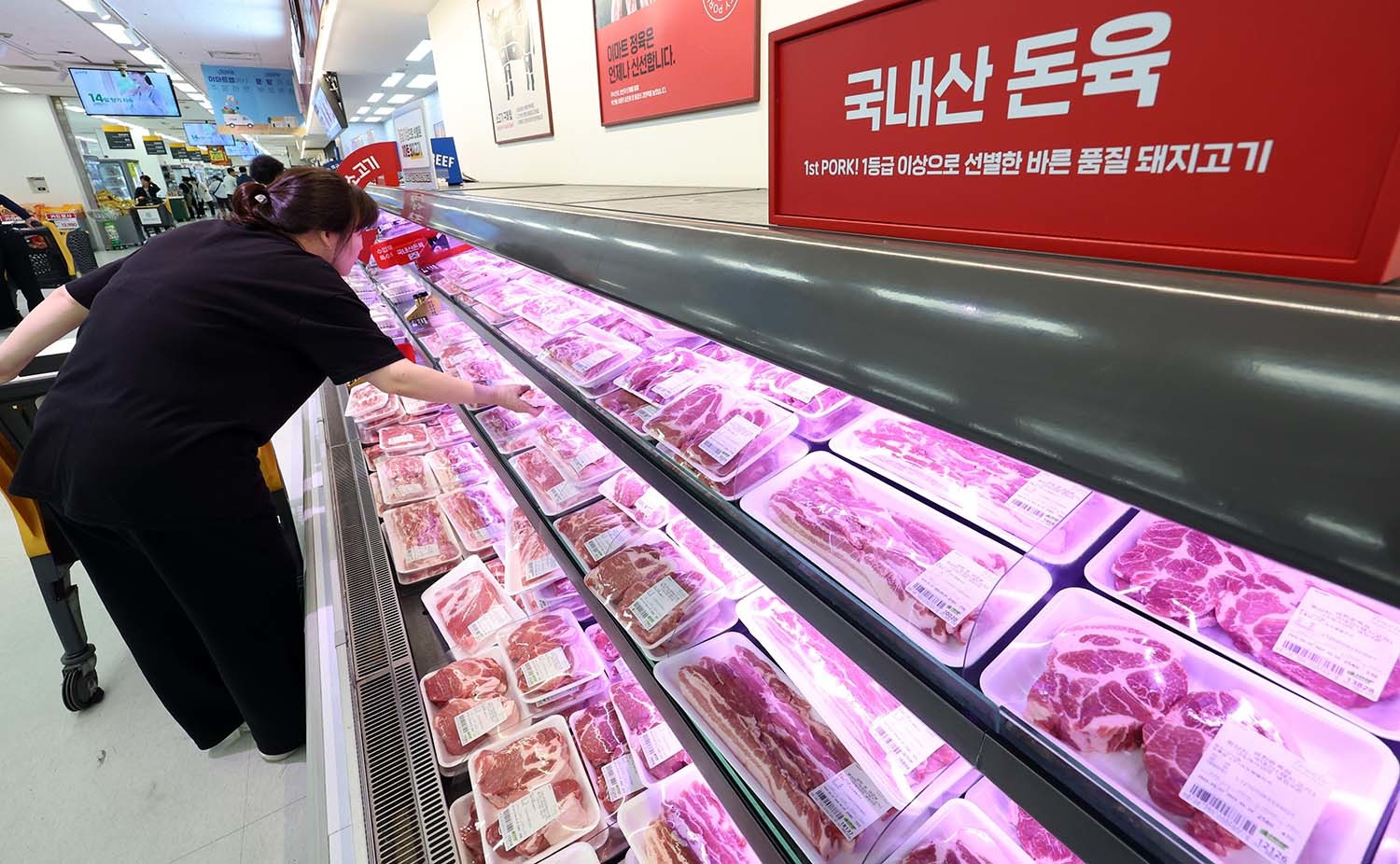 대형마트 돼지고기 코너 / 뉴스1 자료사진