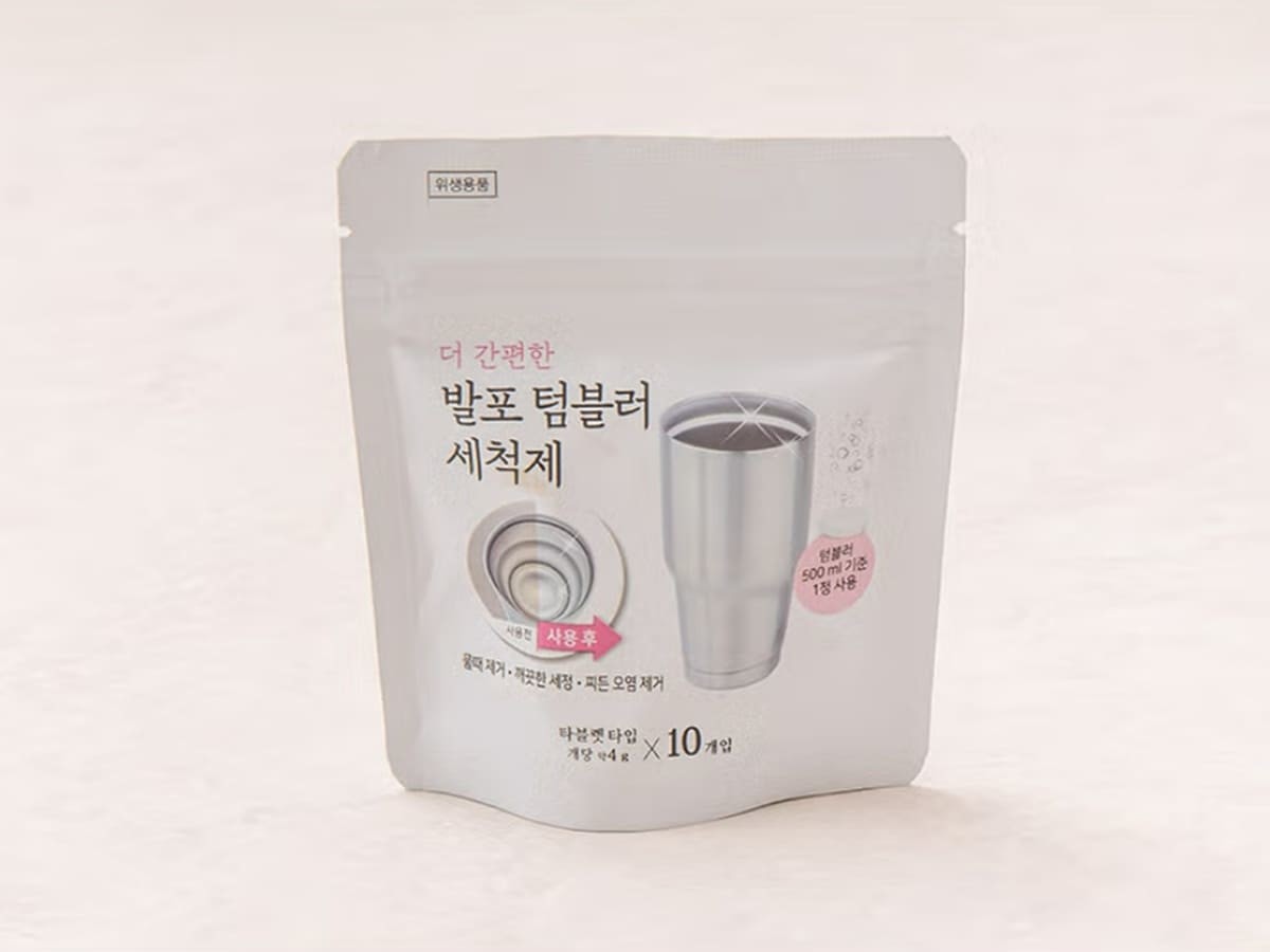 동구밭 '더 간편한 발포 텀블러 세척제' / 다이소 공식 홈페이지