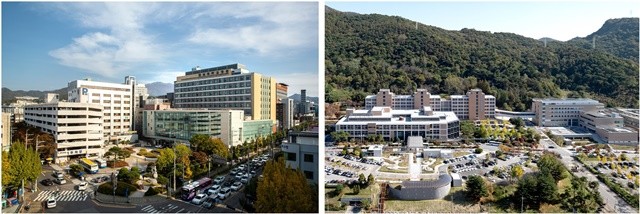 전남대병원(왼쪽), 화순전남대병원