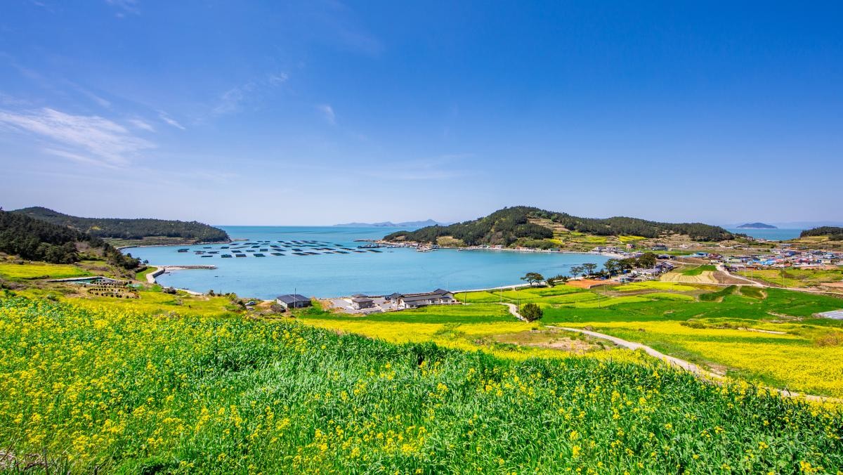 청산도 당리 해수욕장. / Stock for you-shutterstock.com