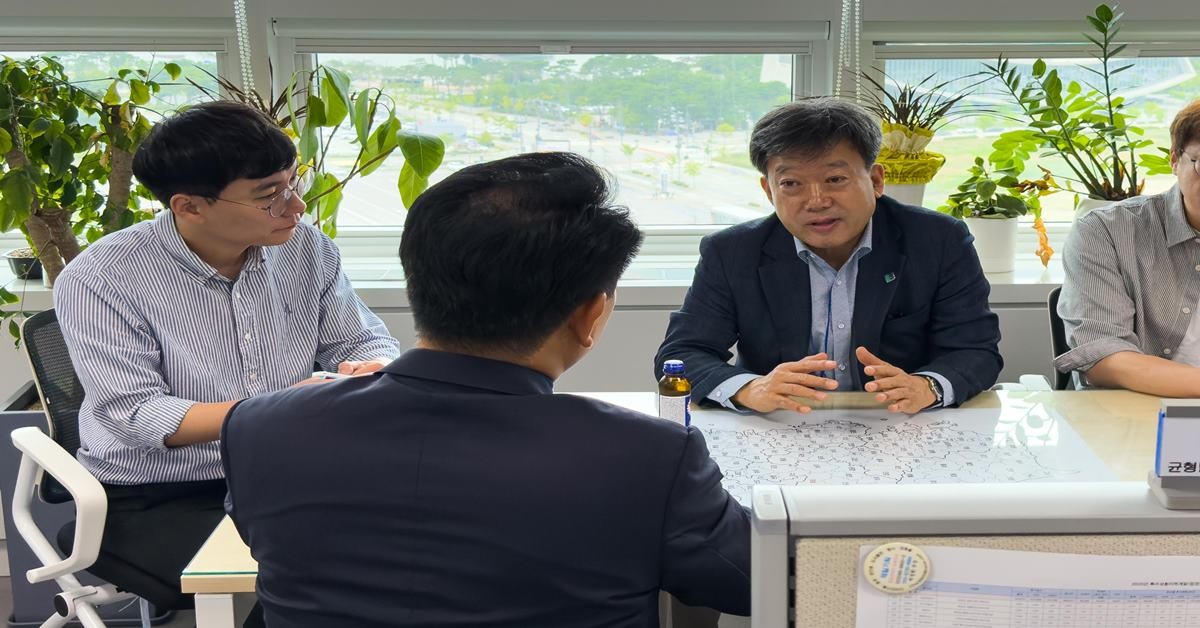 남한권 울릉군수 행안부 방문 모습/울릉군