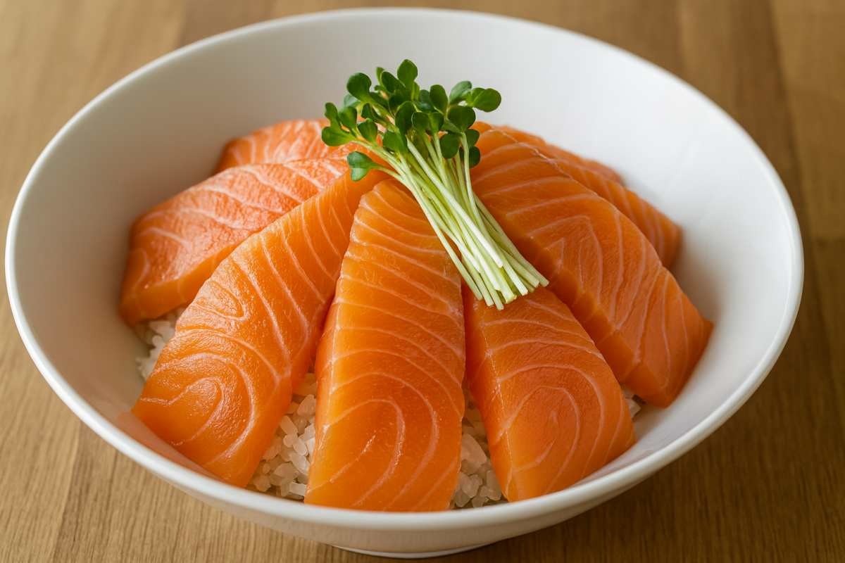 사케동 완성. 기사 내용을 바탕으로 AI가 생성한 자료사진.