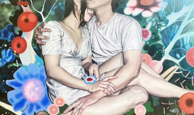 정송희, 가장 아름다운 순간의 기억, 97×162.2cm, oil on canvas,  2025