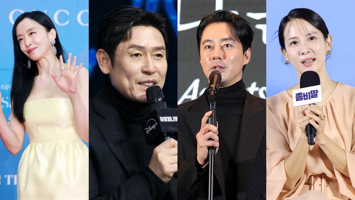 배우 조여정, 설경구, 조인성, 조여정 (왼쪽부터) / 뉴스1