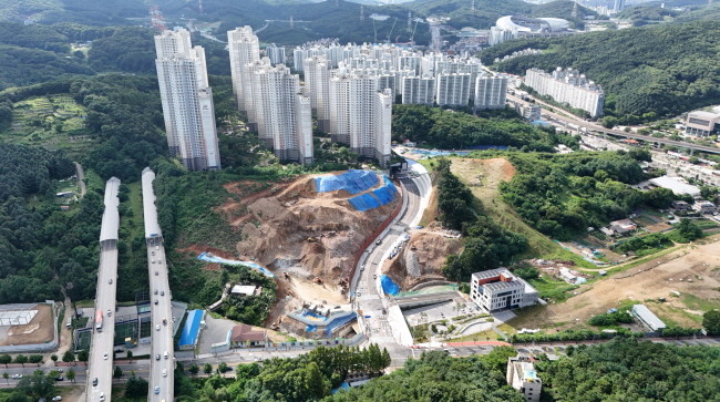 용인특례시에 있는 '삼가2지구 힐스테이트 용인포레 임대주택'의 모습. / 용인특례시