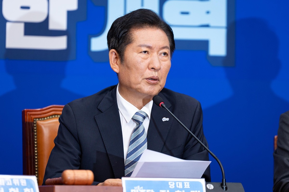 정청래 더불어민주당 신임 대표. / 뉴스1