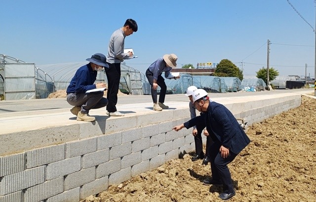 나주시가 부실시공을 예방하고 공사 품질을 높이기 위해 특별점검반을 운영했다.