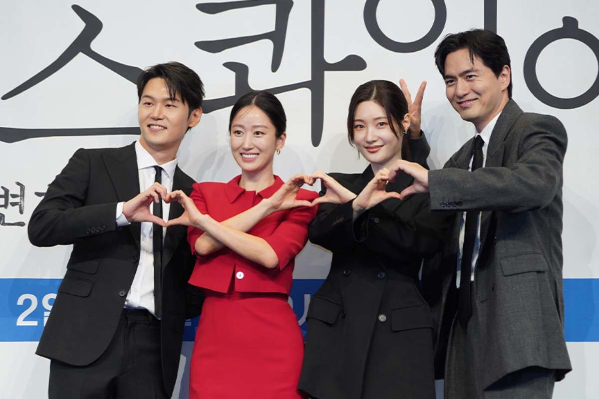 '에스콰이어: 변호사를 꿈꾸는 변호사들' 주연 4인방. (왼쪽부터)이학주, 전혜빈, 정채연, 이진욱. / JTBC 제공
