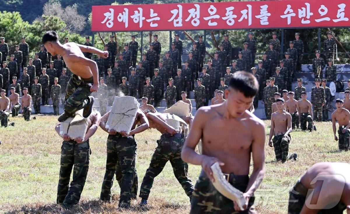 북한군 특수부대의 훈련 모습 / 뉴스1