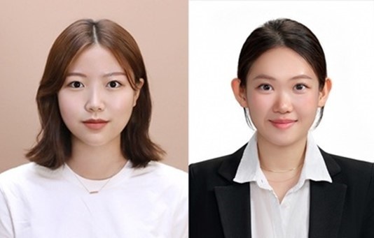 김윤지(왼쪽) 서예림(오른쪽) 학생.