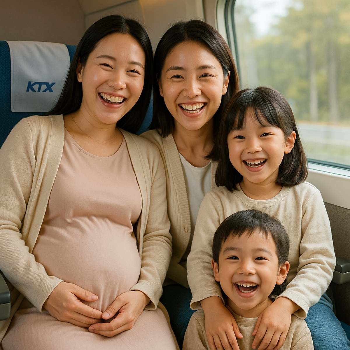 6일 한국철도공사(코레일)에 따르면 임산부 대상 '맘편한 코레일'과 다자녀 가정을 위한 '다자녀 행복' 할인 혜택을 받은 승객 수가 올 상반기에만 총 39만8000명에 이른다. 이는 전년 동기 대비 두드러진 증가세로, 단순한 수혜 규모 이상의 의미를 가진다. 각 제도의 정책 변화와 실질적 혜택 확장이 수요 확대에 직접적인 영향을 준 것으로 분석된다. 기사 내용을 바탕으로 AI가 생성한 자료사진.