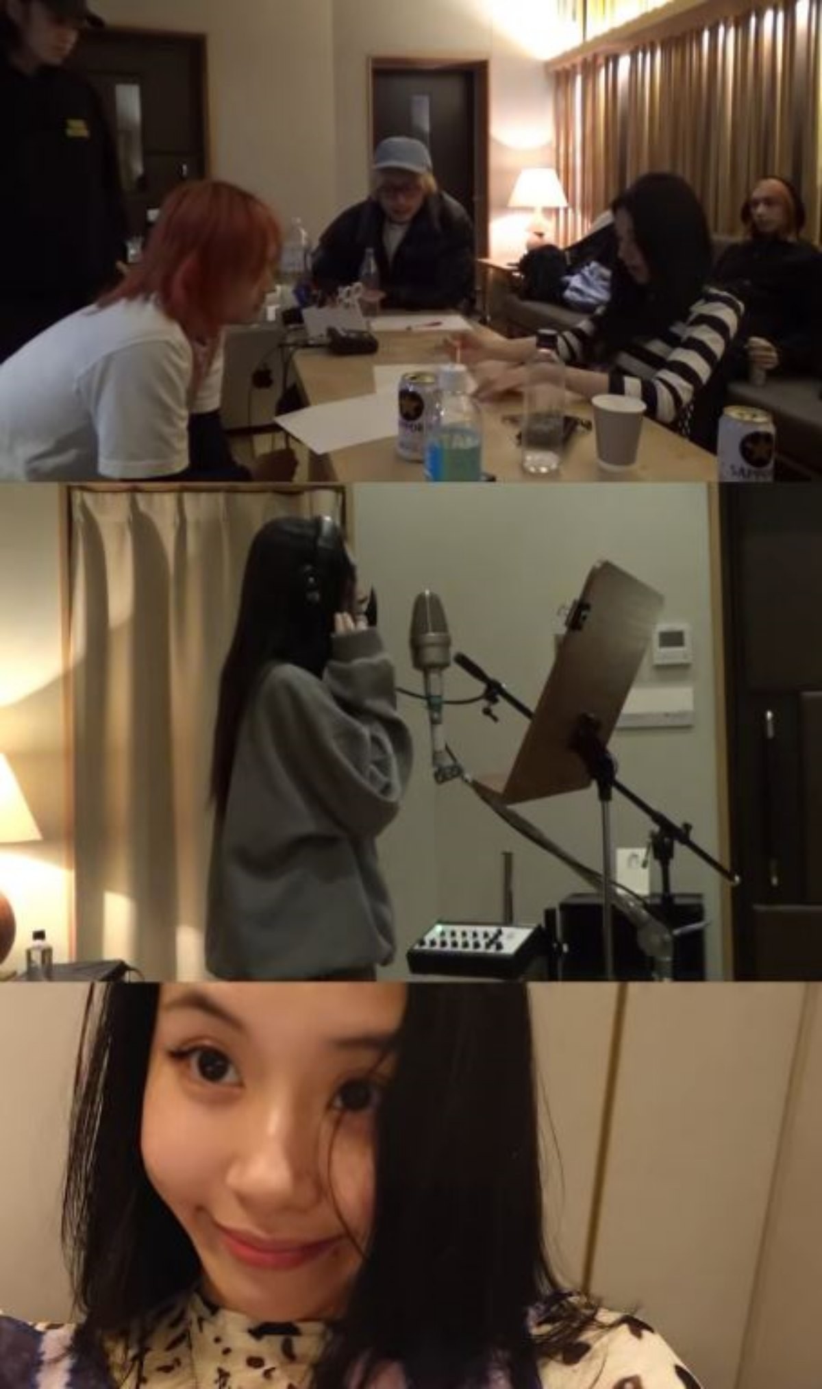 8일 트와이스 공식 SNS에 공개된 숏폼 영상 속 트와이스 채영의 모습들. / 트와이스 공식 인스타그램