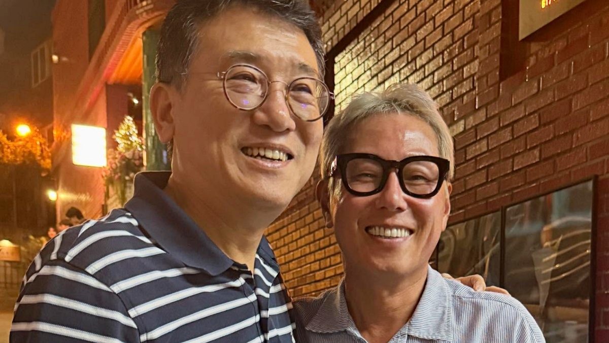 서울아산병원 소화기내과 양석균 교수와 가수 윤종신. / 윤종신 인스타그램